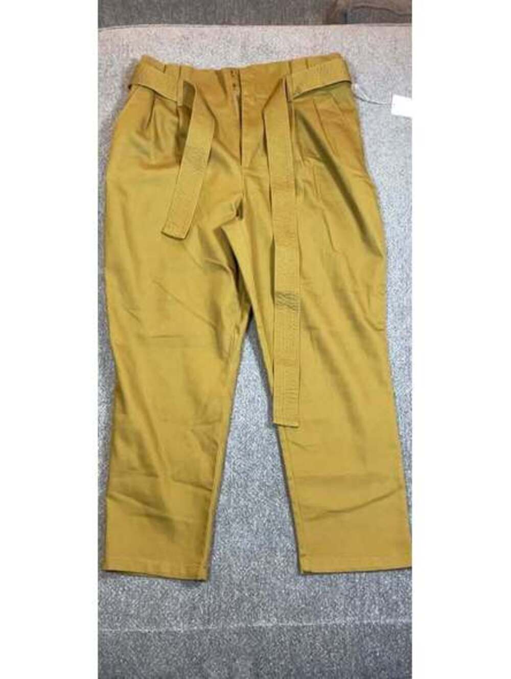 a new day Mustard Yellow Tie Waist Pants